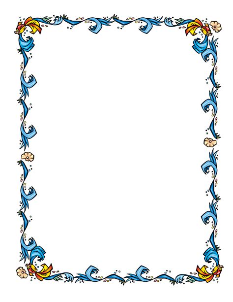 Floral Borders And Frames For Word Clipart Best
