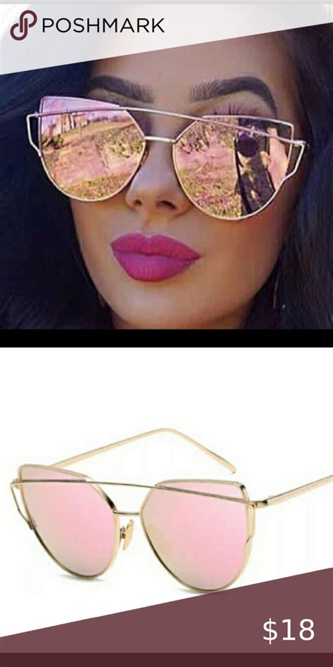Rose Gold Glasses Rose Gold Glasses Rose Gold Sunglasses Girl With Sunglasses