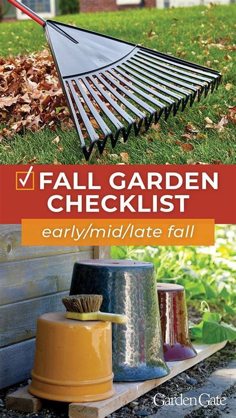 Fall Garden Checklist Fall Garden Checklist Garden Checklist Autumn