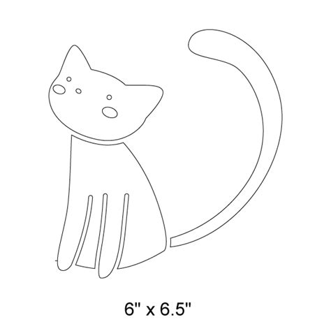 Cat Stencil 5