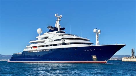 Octopus 126m Lurssen Built Explorer Yacht Docking In Gibraltar 4k