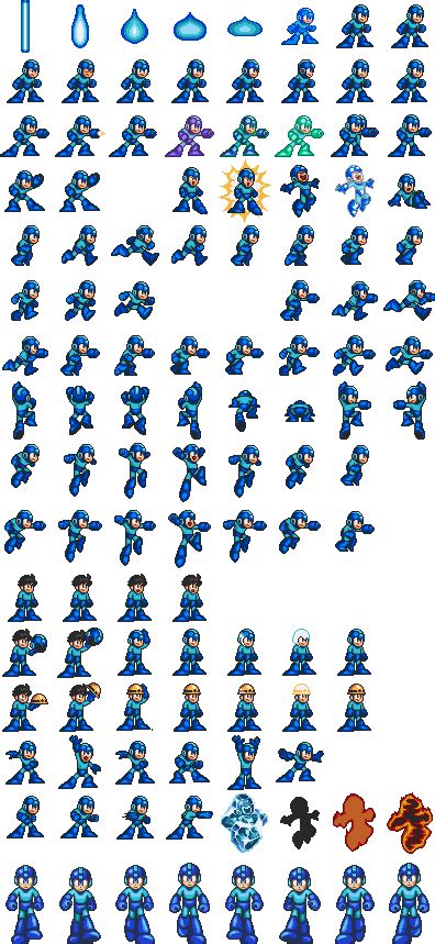 Exemplo De Spritesheet Sprite Sheet Megaman Png Transparent Png Is My