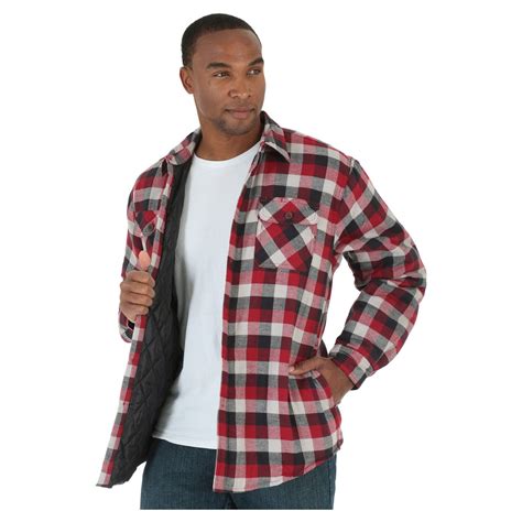 Wrangler® Men's Originals Quilted Flannel Shirt : Target | Quilted flannel shirt, Flannel shirt ...