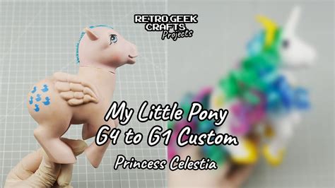 My Little Pony Custom Princess Celestia G1 Lofi Rain Crafts
