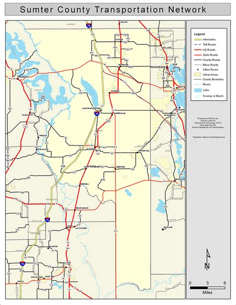 Sumter County Map