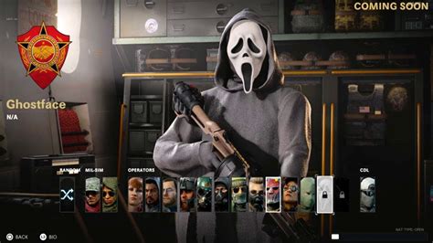How To Get Ghost Face In Warzonecold War Scream Operator Bundle