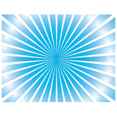 Sunburst Blue Vector Background