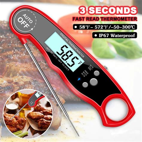 Waterproof Ip67 Electronic Digital Fast Read Thermometer For Cooking