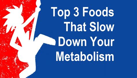 And although it can be a helpful preventive treatment for nausea, human studies about ginger's effects of tef are inconclusive and have yielded contrasting results. Three Foods That Slow Down Your Metabolism - YouTube