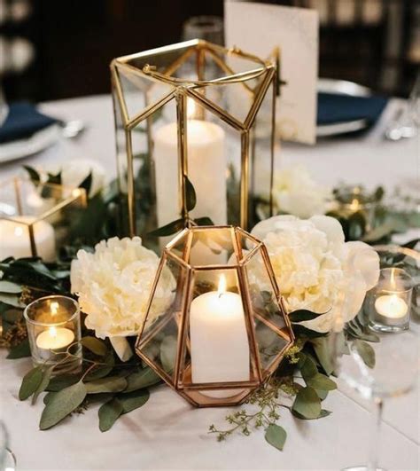 Gold Centerpieces Candleholder Centerpieces Tealight Candle Holders