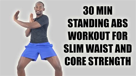 Minute Standing Abs Workout For A Slim Waist And A Strong Core Youtube