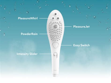 Womanizer Wave 2in1 Stimulation Showerhead Special Jets Personal Massager Water Powered