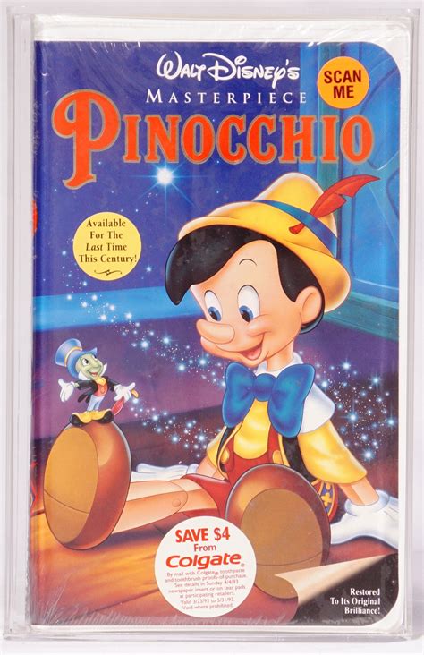 Walt Disney Pinocchio Vhs