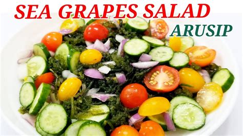 Arusip Salad Lato Salad Sea Grapes Salad Youtube