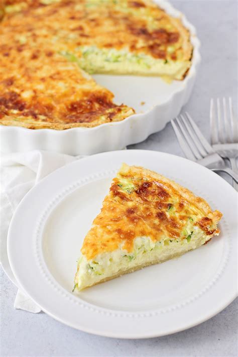 Cheesy Zucchini Quiche The Baker Upstairs