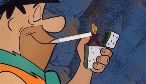 Lets See Fred Flintstone Smoke Winston Cigarettes In Color With