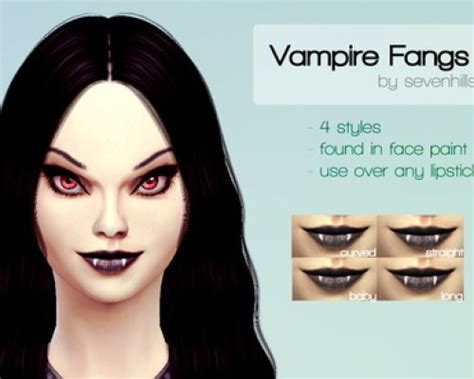 Sims 4 Vampire Fangs Cc