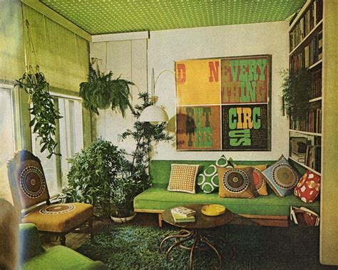 Seventies Gaudy 70s Pinterest Interiors Ceiling And Retro