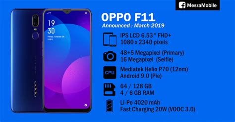 The 128gb variant will be on sale in malaysia starting from the 1st may 2019. Oppo F11 Price In Malaysia RM1099 - MesraMobile