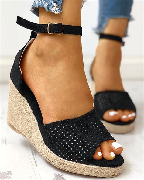 Ankle Strap Espadrille Wedge Sandals Online Discover Hottest Trend
