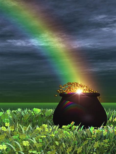The raindrops split light up into bands of color. Fund Raising is a Means Not an End | Pot of gold, Rainbow ...
