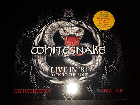 Musik På Cd Whitesnake Live In 84 Back To The Bone Cd Dvd 2014