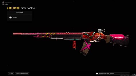 Warzone With One Of The Vanguard Pink Cackle Youtube
