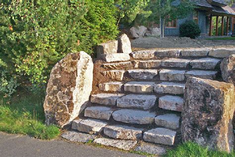 Basalt Stone Steps Natural Stone