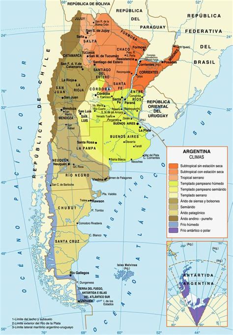 Mapa De Argentina Mapa Físico Geográfico Político Turístico Y