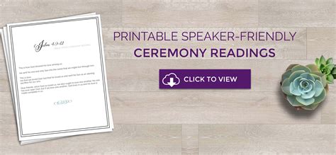 Free Printable Ceremony Readings — Joanna Dee Weddings