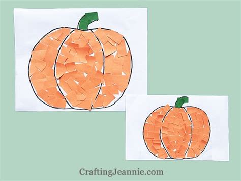 Paper Pumpkins Fall And Halloween Craft For Kids Crafting Jeannie