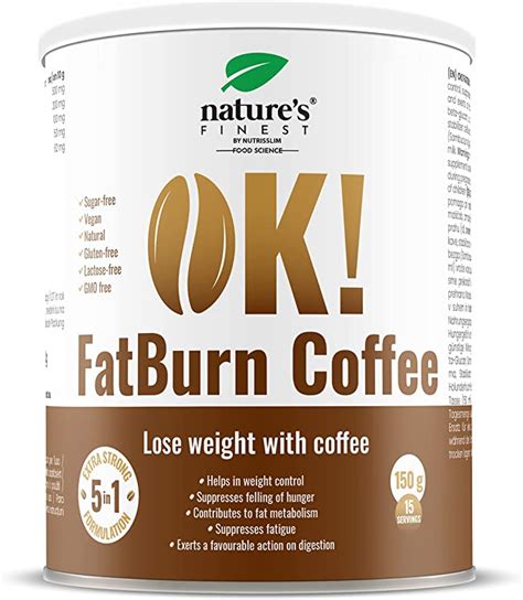 Natures Finest Okfatburn Coffee Koffiedrank Met 5 In 1 Effect Voor