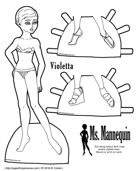 Paper Thin Personas • Page 15 Of 109 • Daily Diverse And Dynamic Printable Paper Dolls