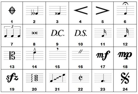 Classical Music Symbols
