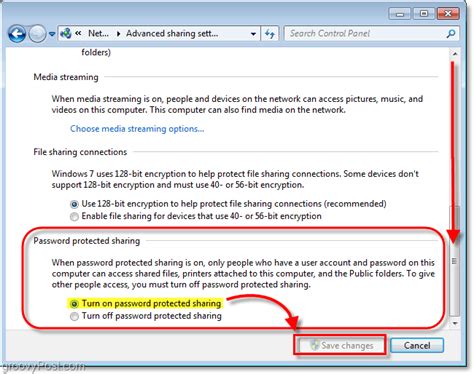 How To Password Protect Sharing In Windows
