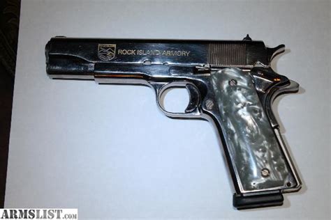 Armslist For Sale Rock Island 1911 Stainlessnickel In