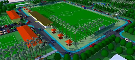 Lapangan Bola Jasa Site Plan