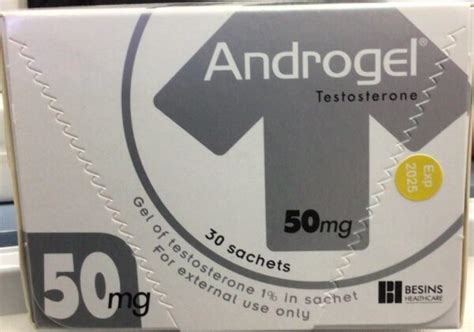 Androgel 50 Mg Gel In Sachet Testosterone Thai Icare