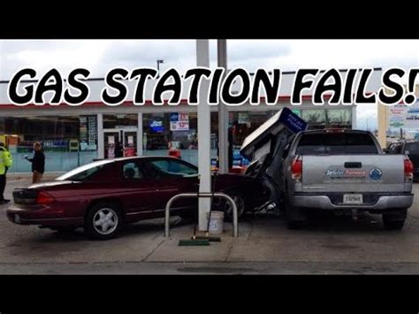 Top Funniest Women Gas Station Fails Compilation Youtube