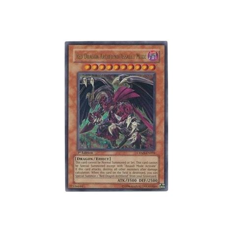 Yu Gi Oh Card Crms En004 Red Dragon Archfiendassault Mode Ultra Rare Chaos Cards