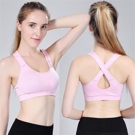 Vertvie Sports Bra Wire Free Quick Dry Sports Top Tracksuit For Women