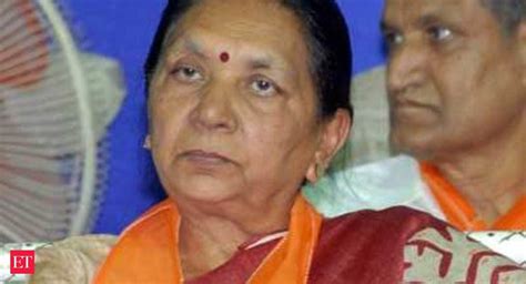 Anandiben Patel Gujarats First Woman Chief Minister The Economic Times