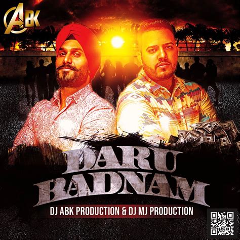 Daru Badnaam Kamal Kahlon And Param Singh Abk Production And Dj Mj