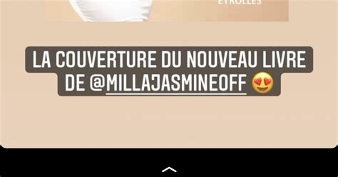 Cette intervention esthétique qu'elle regrette ! Milla Jasmine dévoile la couverture de son livre Un jour ...