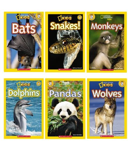 The Store Nat Geo Animal Reader 6 Pack Pack The Store