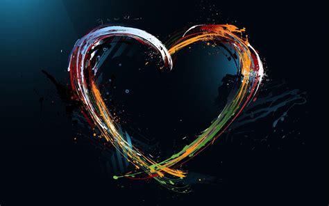 Abstract Heart Wallpapers Top Free Abstract Heart Backgrounds Wallpaperaccess