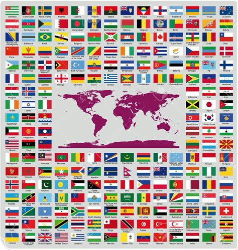 Flags Of The World A To Z Flags Of The World Flag Country Flags