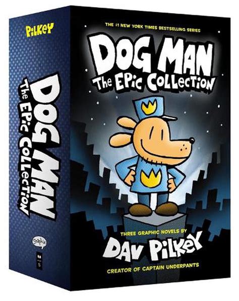 Dog Man 1 3 The Epic Collection By Dav Pilkey Hardcover Book Free