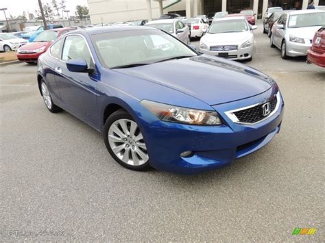 2008 Belize Blue Pearl Honda Accord Ex L V6 Coupe 77635262 Photo 1