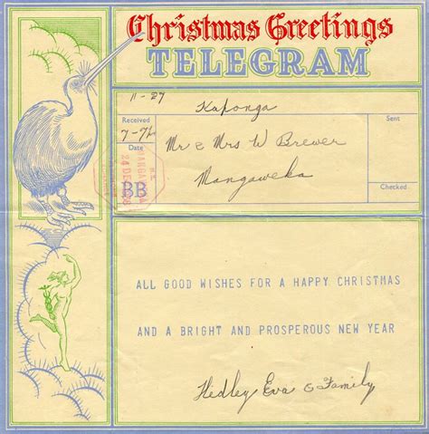 Telegram bots are coded programs at the backend for automation with which any user can interact and get work done. Telegraph Forms Do You Remember getting Christmas Telegrams? NZ 1938 Christmas Telegram ...